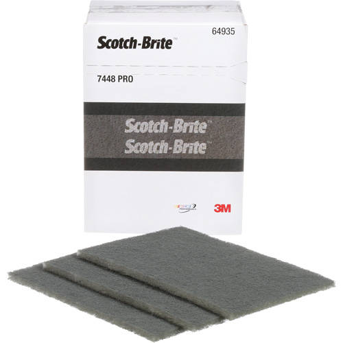 Tampon pour la pr&eacute;paration manuelle des surfaces Scotch-Brite Pro, Carbure de silicium, 9" x 6", Grain Ultra fin Cantin et fils