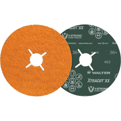 Disque XTRACUT XX, C&eacute;ramique, 60+, 4-1/2" Dia x 7/8" Arbre Cantin et fils