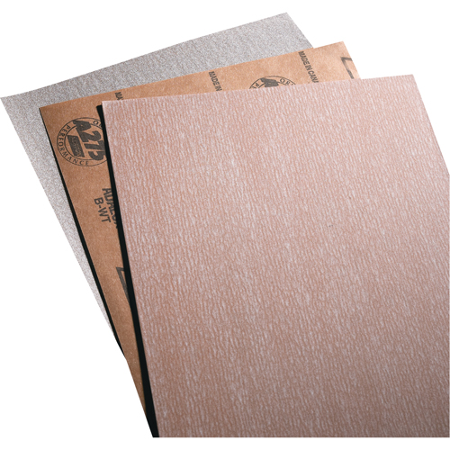 Sandpaper, Paper Sheets - No-Fil Adalox A275, 9" x 11", 80 Grit, Aluminum Oxide Cantin et fils