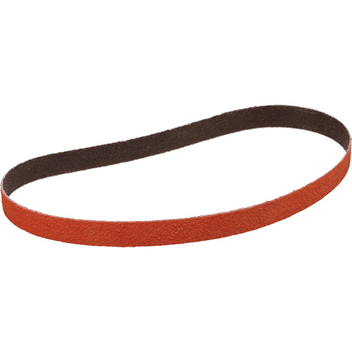 Courroie abrasive en tissu 777F, 3/4" la x 18" lo, Oxyde d'aluminium/C&eacute;ramique/C&eacute;ramique d'alumine/Carbure de silicium/Alumine de zirconium/Zirconium, Grain 60 Cantin et fils