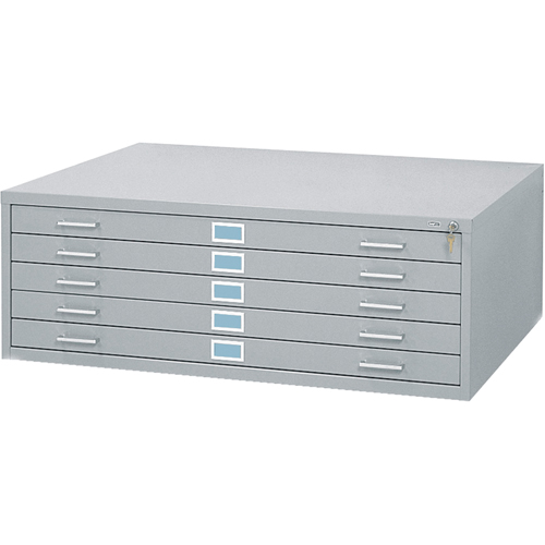 Classeurs en acier pour plans, 5 Tiroirs, 46-3/8" la x 35-3/8" p x 16-1/2" h Cantin et fils