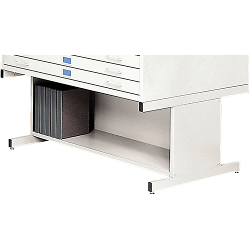 High Base for Steel Plan File Cabinet Cantin et fils