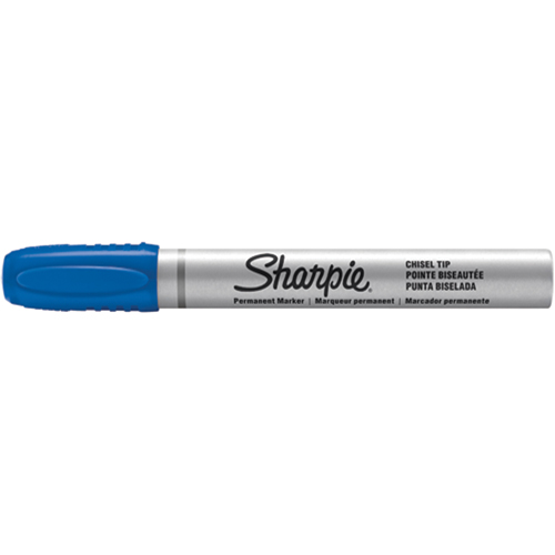 Permanent Markers - Berol Liquid Tip, Blue, Chisel Tip Cantin et fils
