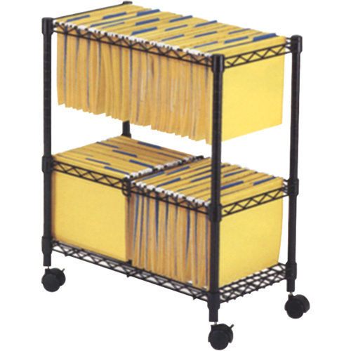 File Carts- 2-tier Rolling File Cart Cantin et fils