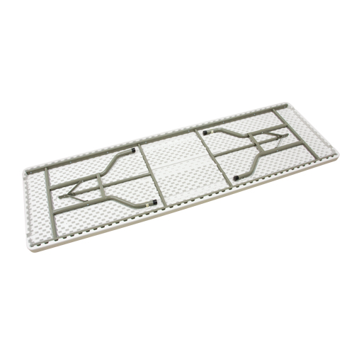 Table pliante, Rectangulaire, 96" l x 30" la, Poly&eacute;thyl&egrave;ne, Blanc Cantin et fils