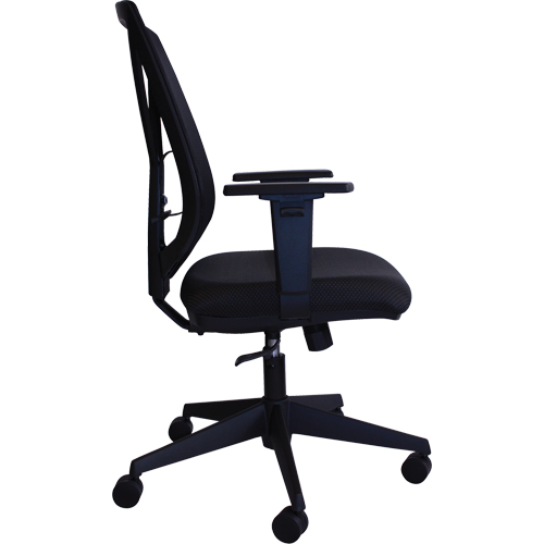 Activ A-47 Synchro Office Chair, Fabric, Black, 275 lbs. Capacity Cantin et fils