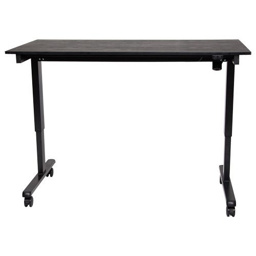 Bureau ajustable pour travail debout, , 45-1/4" h x 29-1/2" p, Noir Cantin et fils