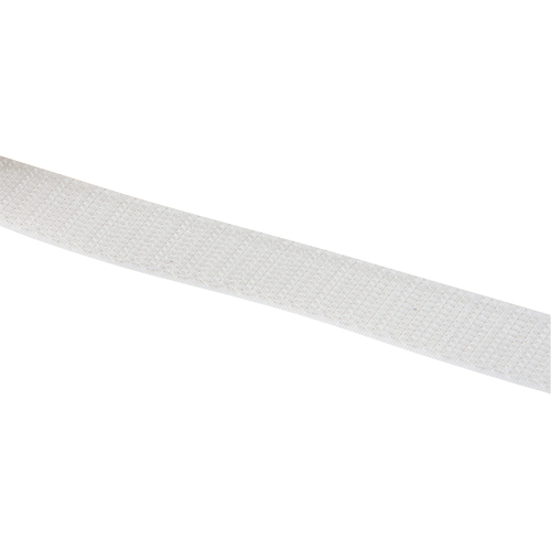 Fastener Tape, Hook, 25 yds x 1", Sew-On, White Cantin et fils
