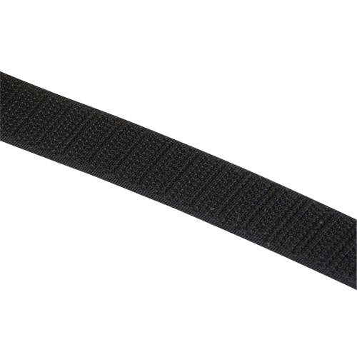 Ruban d'attaches, Crochet, 25 vg x 3/4", Cousu, Noir Cantin et fils