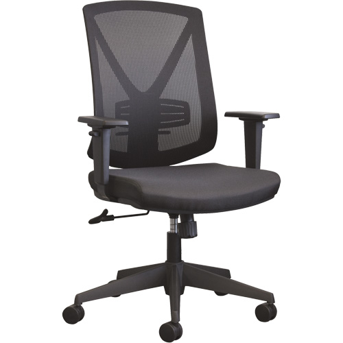 Activ A-47 Synchro Office Chair, Fabric, Black, 275 lbs. Capacity Cantin et fils