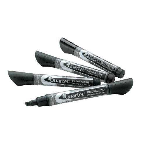 EnduraGlide&reg; Dry-Erase Markers, Black, Chisel Tip Cantin et fils
