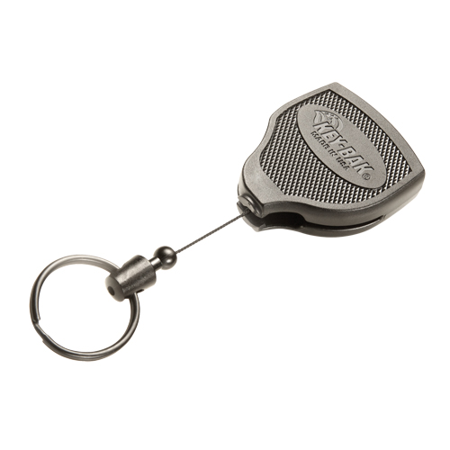 Porte-cl&eacute;s autor&eacute;tractable robuste Super48, Polycarbonate, C&acirc;ble 48", Fixation Agrafe de ceinture Cantin et fils