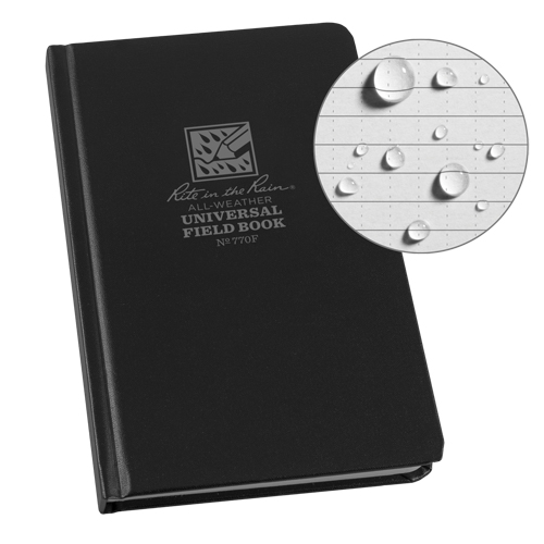 Bound Book, Hard Cover, Black, 160 Pages, 4-5/8" W x 7-1/4" L Cantin et fils