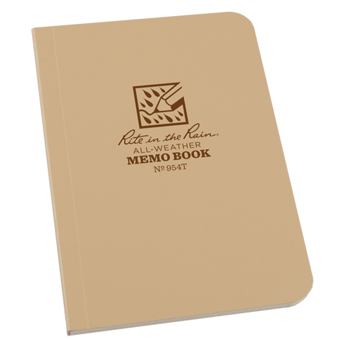 Livre m&eacute;mo, Couverture souple, Havane, 112 Pages, 3-1/2" , 5"  Cantin et fils