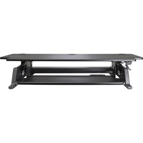 Poste de travail assis-debout Goya, Mod&egrave;le de bureau, 20" h x 42" la x 16" p, Noir Cantin et fils