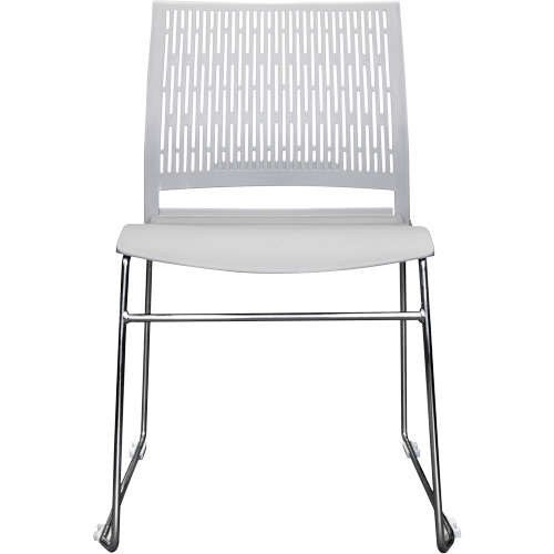 Chaises empilables s&eacute;rie Activ, Polypropyl&egrave;ne, Hauteur 32-3/8", Capacit&eacute; 275 lb, Gris Cantin et fils