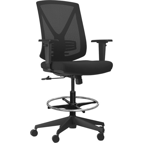 Activ Series Premium Synchro-Tilt Adjustable Chair, Fabric/Mesh, Black, 275 lbs. Capacity Cantin et fils