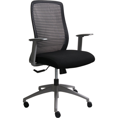 Era Series Adjustable Office Chair, Fabric/Mesh, Black, 275 lbs. Capacity Cantin et fils