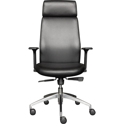 Activ Series High Back Executive Chair, Polyurethane/Vinyl, Black, 275 lbs. Capacity Cantin et fils
