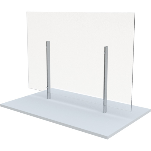 Vitre hygi&eacute;nique sur pied, 36" la x 36" h Cantin et fils