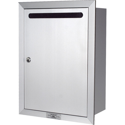Recessed Collection Box, Wall -Mounted, 16-3/16" x 11-3/4", Aluminum Cantin et fils