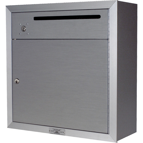 Boîte de collecte, Fixation En surface, 12-3/4" x 16-3/8", 2 portes, Aluminium Cantin et fils
