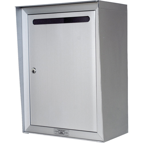 Collection Box, Wall -Mounted, 16-3/16" x 6-3/8", Aluminum Cantin et fils