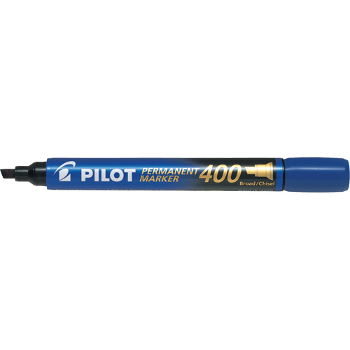 Marqueur permanent 400, Bleu, Pointe Ciseau Cantin et fils