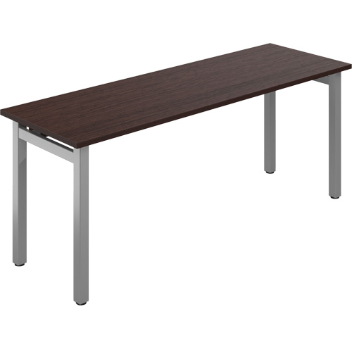 Table bureau Newland, 29-7/10" lo x 72" la x 29-3/5" h, Brun fonc&eacute; Cantin et fils