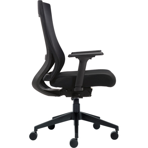High-Back Weight-Sensing Synchro-Tilter, Mesh, Black Cantin et fils
