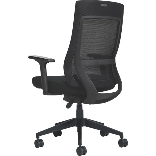 High-Back Weight-Sensing Synchro-Tilter, Mesh, Black Cantin et fils