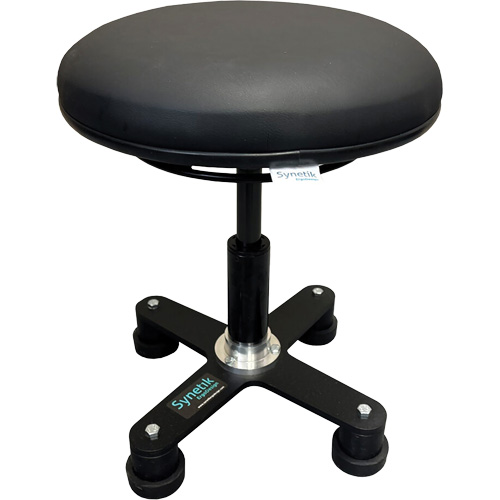 Omnistool Ergonomic Stool, Mobile, Adjustable Height, 280 lbs. Capacity Cantin et fils