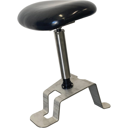 Tabouret assis-debout TA200, Vinyle, Noir, Capacit&eacute; 280 lb Cantin et fils