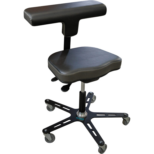 VEGA-T Ergonomic Industrial Chair, Mobile, Adjustable Height, 280 lbs. Capacity Cantin et fils