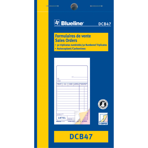Sales Order Forms Cantin et fils