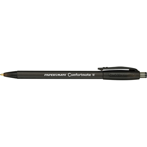 ComfortMate Pen, Black, 1 mm, Retractable Cantin et fils