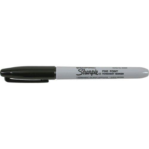 Permanent Markers - #15, Black, Fine Tip Cantin et fils