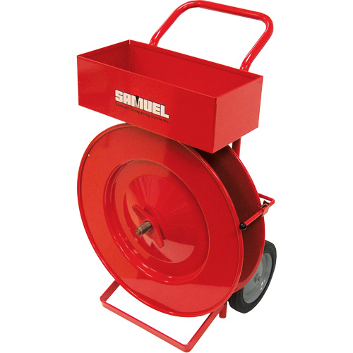 Strapping Dispenser, Polyester/Steel/Polypropylene Straps, 16" Core Dia., 2.875" Roll Width Cantin et fils