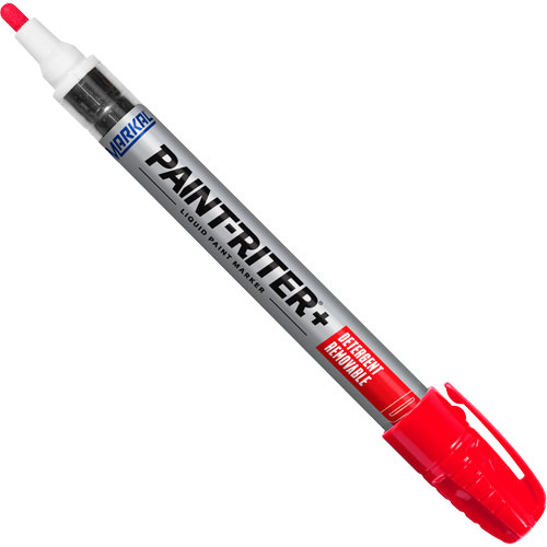 Marqueur &agrave; peinture nettoyable au d&eacute;tergent Paint-Riter+, Liquide, Rouge Cantin et fils