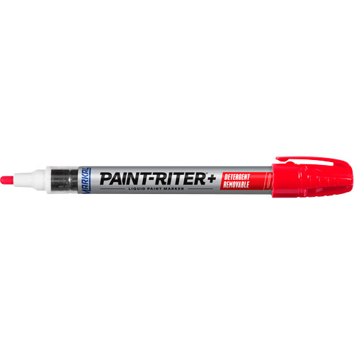 Marqueur &agrave; peinture nettoyable au d&eacute;tergent Paint-Riter+, Liquide, Rouge Cantin et fils