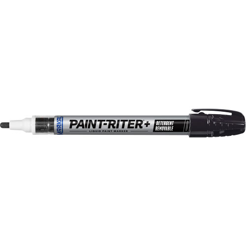 Paint-Riter&reg;+ Detergent Removable Paint Marker, Liquid, Black Cantin et fils