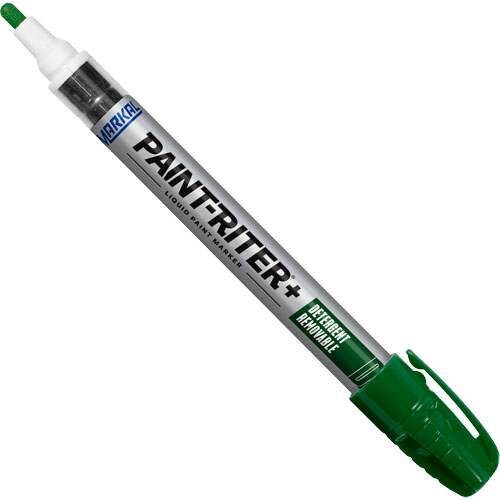 Paint-Riter&reg;+ Detergent Removable Paint Marker, Liquid, Green Cantin et fils