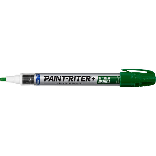 Paint-Riter&reg;+ Detergent Removable Paint Marker, Liquid, Green Cantin et fils