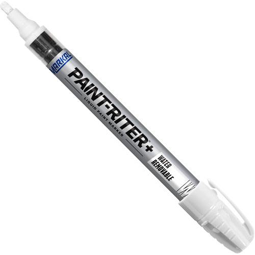 Marqueurs &agrave; la peinture nettoyable &agrave; l'eau Paint-Riter+, Liquide, Blanc Cantin et fils