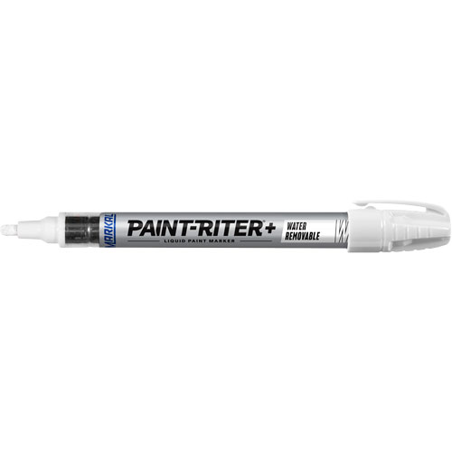 Marqueurs &agrave; la peinture nettoyable &agrave; l'eau Paint-Riter+, Liquide, Blanc Cantin et fils