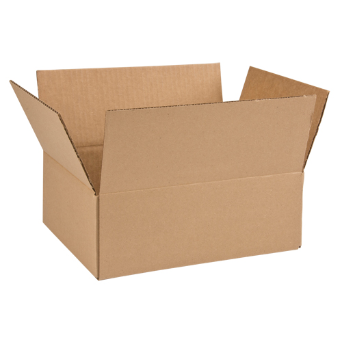 Boîte en carton ondul&eacute;, 12" lo x 10" la x 4" h Cantin et fils