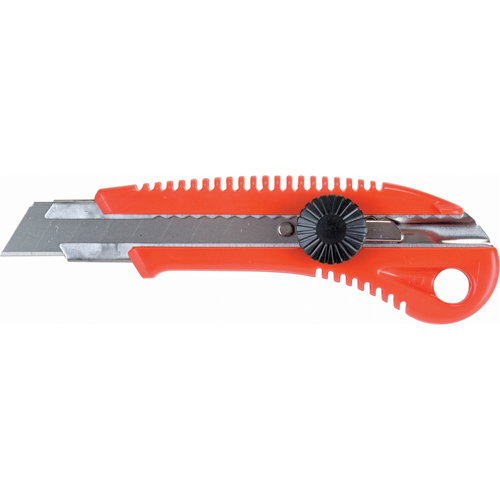 Couteau professionnel ATK400, 18 mm, Acier au carbone, Prise en Plastique Cantin et fils