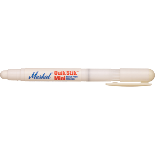 Mini marqueur de peinture Quik Stik, B&acirc;ton plein, Blanc Cantin et fils