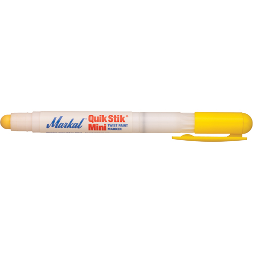 Mini marqueur de peinture Quik Stik, B&acirc;ton plein, Jaune Cantin et fils