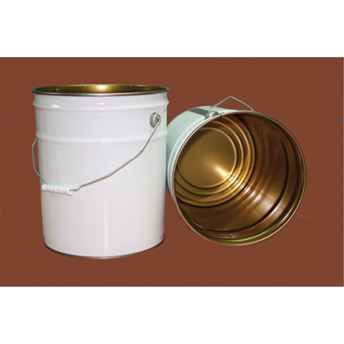 Seau avec couvercle, M&eacute;tal, 20 L Cantin et fils